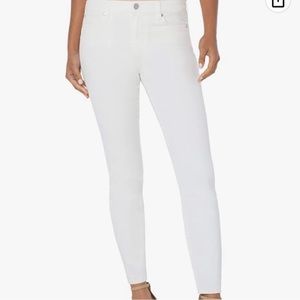 LIVERPOOL The Hugger Skinny 12 / 31 grey white